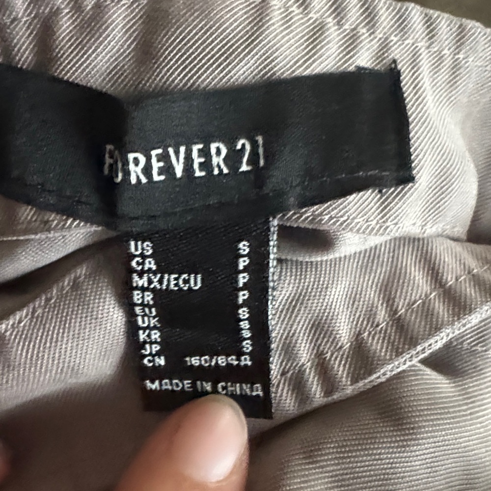 Forever 21 Taupe Tie-Shoulder Jumpsuit - Picture 6 of 6